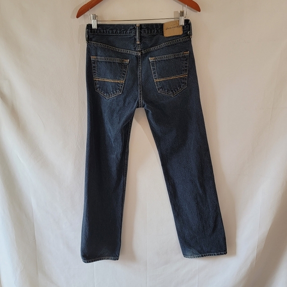 Abercrombie Kids Classic Straight Jeans Sz 16R  Medium Wash School Casual Travel - Picture 2 of 13